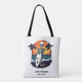 Tote Bag Surfer osseux (Dos)