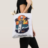 Tote Bag Surfer osseux (De près)
