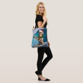 Tote Bag Surfing de Christmas (Sur le modèle)