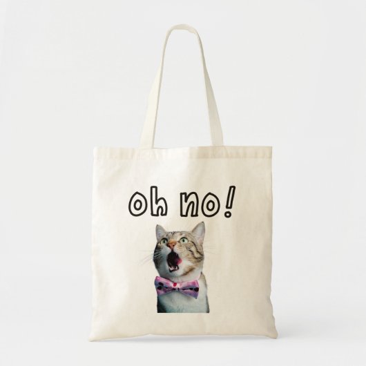 Tote Bag Surprised cat (Devant)