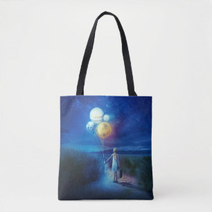 Tote Bag Surréaliste allant vers son avenir 