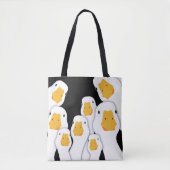 Tote Bag Surveillance des oies : surveillance spatiale des  (Devant)