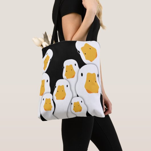 Tote Bag Surveillance des oies : surveillance spatiale des  (De près)