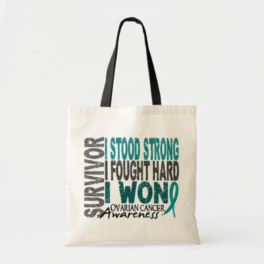 Tote Bag Survivant 4 de Cancer ovarien (Devant)