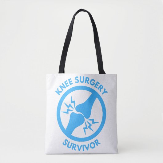 Tote Bag Survivant de la chirurgie du genou (Devant)