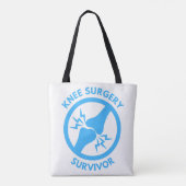 Tote Bag Survivant de la chirurgie du genou (Dos)