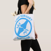 Tote Bag Survivant de la chirurgie du genou (De près)