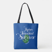 Tote Bag Survivant de la transplantation rénale (Dos)