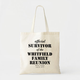 Tote Bag Survivant officiel de la Réunion familiale