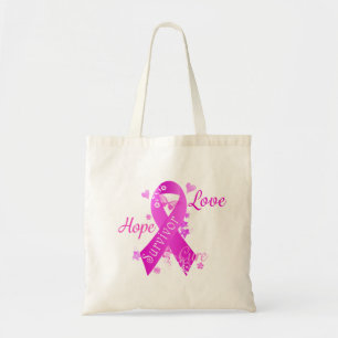 Tote Bag Survivor Love Hope Cure