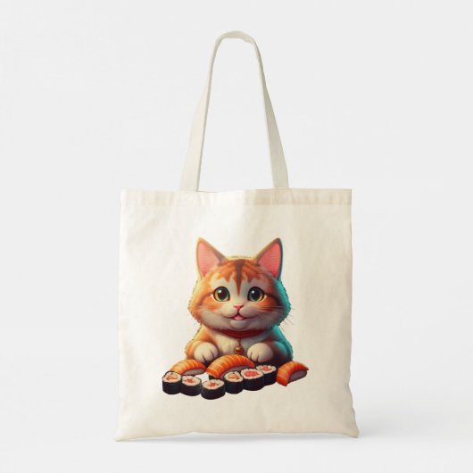 Tote Bag Sushi Cat (Dos)