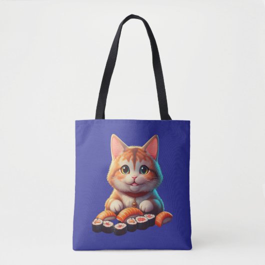 Tote Bag Sushi Cat (Devant)