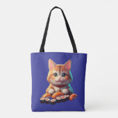 Tote Bag Sushi Cat (Dos)