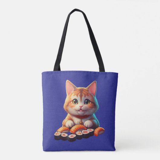 Tote Bag Sushi Cat (Dos)