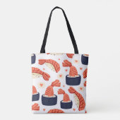 Tote Bag Sushi Japonais nourriture Motif sans soudure (Dos)