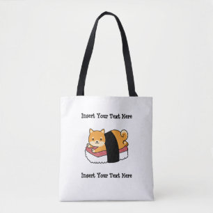 Tote Bag Sushi Shiba Inu - Cuite japonaise de chien
