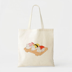 Tote Bag Sushimeow : La perfection dans un plat