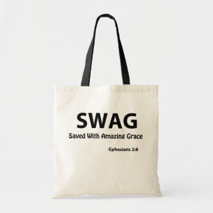 Tote Bag SWAG sauvegardé avec grâce Extraordinaire