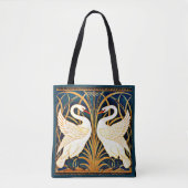 Tote Bag Swan et Rush et Iris, (Devant)