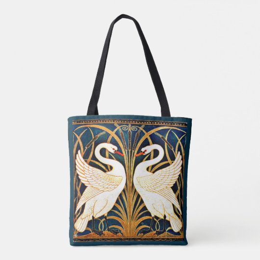 Tote Bag Swan et Rush et Iris, (Dos)