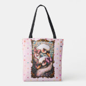 Tote Bag Swan lovers (Dos)