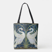Tote Bag Swans Art Déco Nouveau Walter Crane Victorian (Dos)