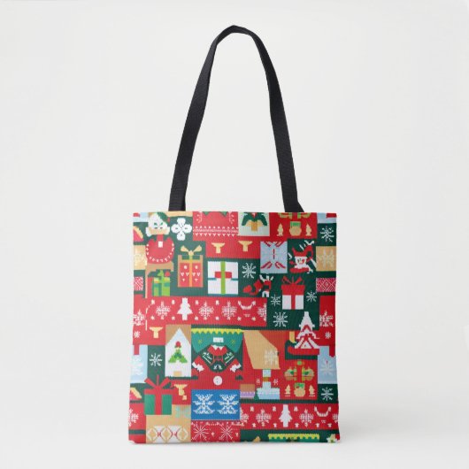 Tote Bag Sweat moche Noël 1 (Devant)