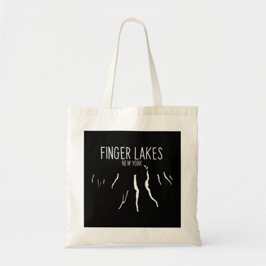 Tote Bag Sweat - shirt à capuche de basculement Finger Lake (Devant)