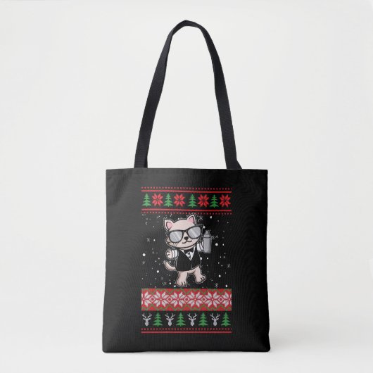 Tote Bag Sweater de Barman Ugly Christmas (Devant)