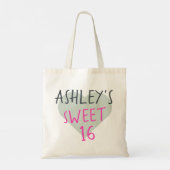 Tote Bag Sweet 16 16e anniversaire (Dos)