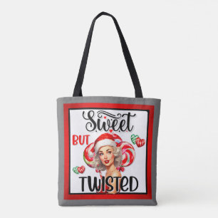 Tote Bag Sweet de Noël rétro sur Pinup tordu