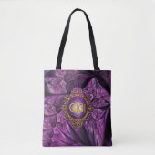Tote Bag Sweet GIGI Royal Purple & Gold (Devant)
