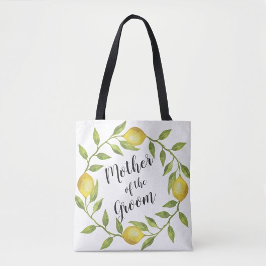 Tote Bag Sweet Lemons Wreath Cadeau Mère de la chambre (Devant)