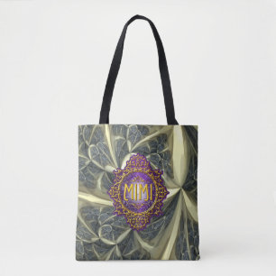 Tote Bag Sweet MIMI Royal Purple & Gold