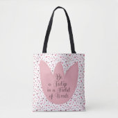 Tote Bag Sweet Simple Tulip Motif rose - Toutes les directi (Devant)