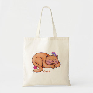 Tote Bag Sweet Sleeping Kitty