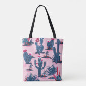 Tote Bag Sweet Summer Cactus Motif florissant (Dos)