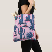 Tote Bag Sweet Summer Cactus Motif florissant (De près)