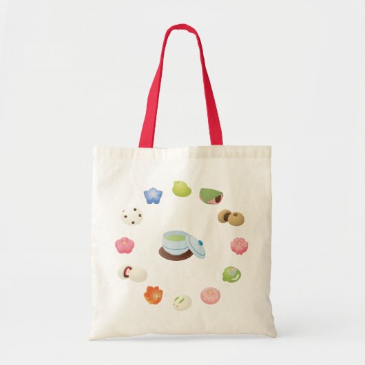 Tote Bag Sweets Wagashi japonais (Devant)