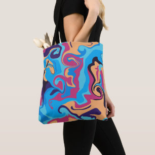 Tote Bag Swirl moderne