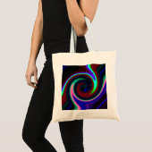 Tote Bag Swirl Retro Neon (Devant (produit))
