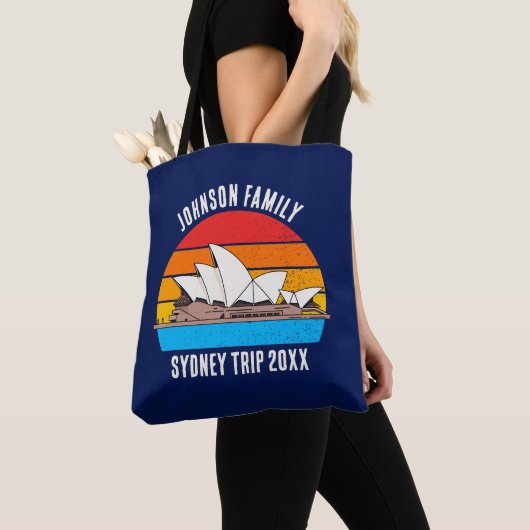 Tote Bag Sydney Opera House Australie Vacances Blue (De près)