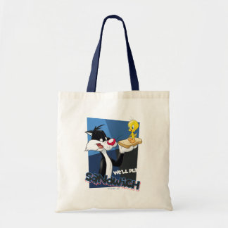 Tote Bag SYLVESTER™ & TWEETY™ "Nous allons jouer au sandwic