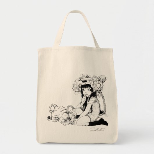 Tote Bag Symbiotic Friends Grocery Fourre-tout (Devant)
