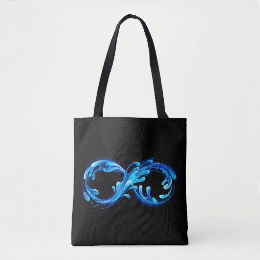 Tote Bag Symbol Infinity of Cold Clear Water (Devant)