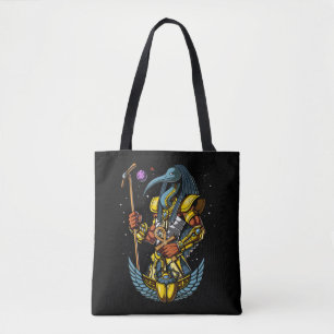 Tote Bag Symbole antique de Dieu de Thoth de scarabée