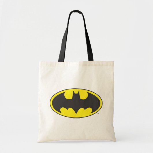 Tote Bag Symbole Batman | Logo Oval de chauve-souris (Devant)