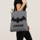Tote Bag Symbole Batman | Logo Simple Bat Silhouette (De près)
