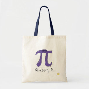 Tote Bag Symbole Blueberry Pi mignon enseignant math