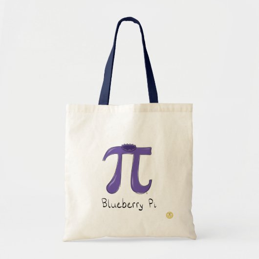 Tote Bag Symbole Blueberry Pi mignon enseignant math (Devant)